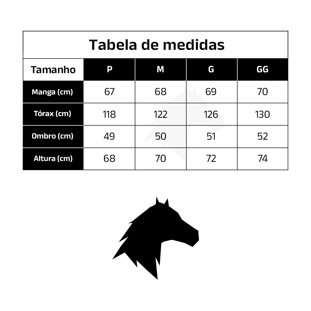 Tabela de tamanhos Jaqueta Masculina Cartello Tabela de tamanhos Jaqueta Masculina Cartello