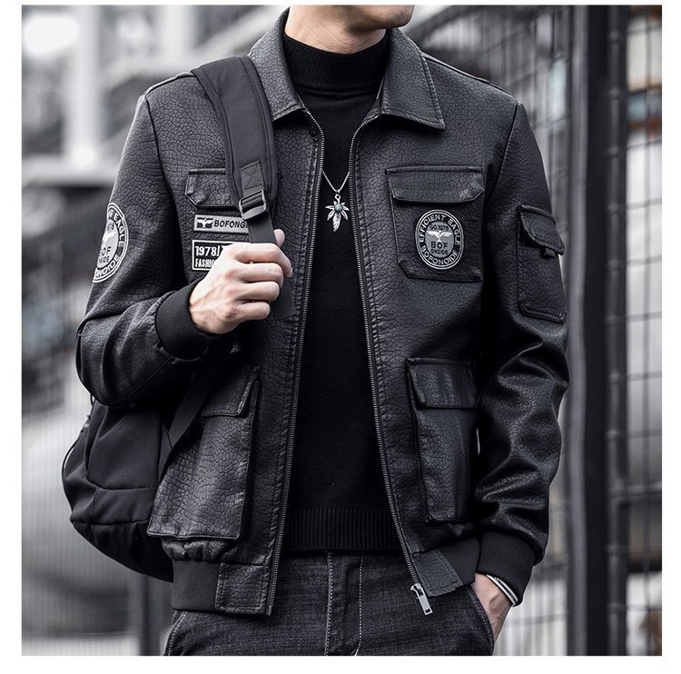 Jaqueta de couro Jaqueta de couro