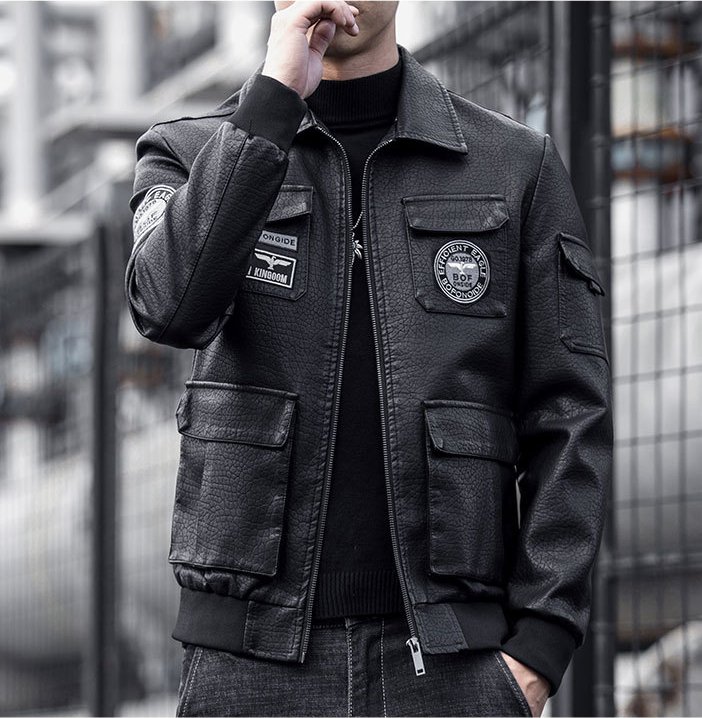 Jaqueta de couro Jaqueta de couro