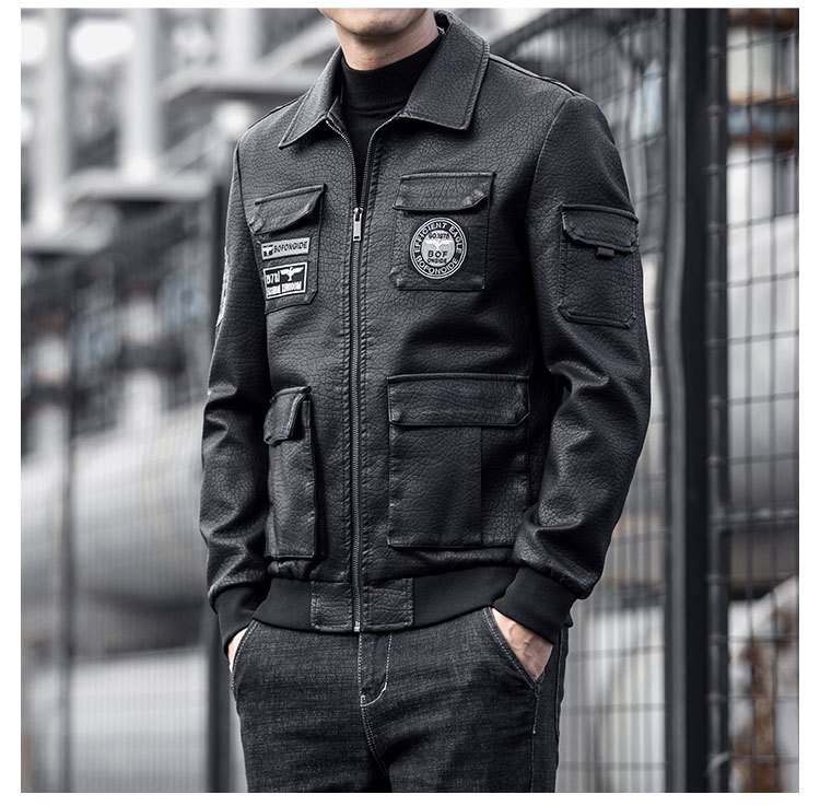 Jaqueta de couro Jaqueta de couro