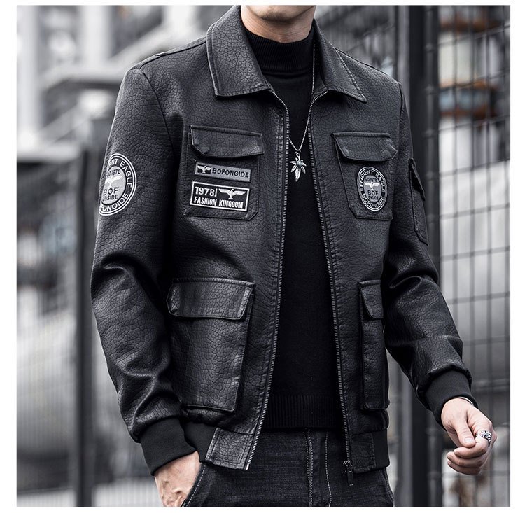 Jaqueta de couro Jaqueta de couro